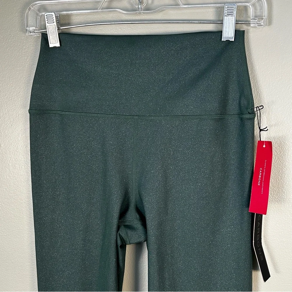 Carbon38 Shine Powder 7/8 Legging Shine Powder‎ Evergreen medium green women’s